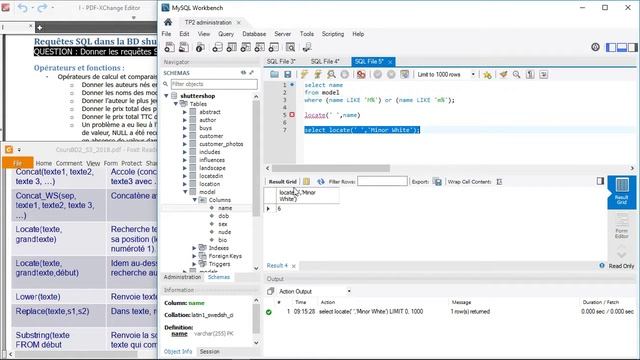 MySQL TP2 Administration Partie13 Requête SQL fonctions substring et locate смотреть онлайн