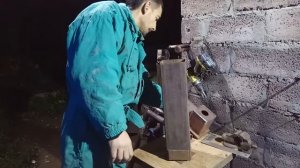 Котёл на отработке с водяной рубашкой