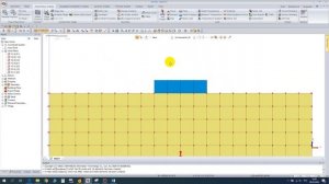 midas GTS NX. Расчет осадки фундамента на упругопластическом основании