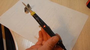 usb паяльник. трафарет для маникюра + тест