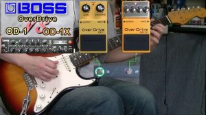BOSS OverDrive OD-1 vs OD-1X 「新旧OverDrive比較!」【比較レビュー】
