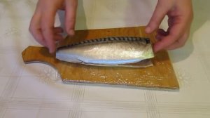 Скумбрия соленая " Пальчики оближешь".Изумительный рецепт.
