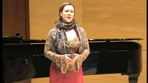 Ilona Domnich, Soprano-Master class with Montserrat Caballe 2008