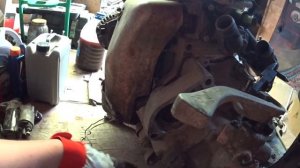 Снятие коробки передач WV Polo