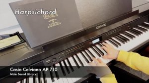 CASIO CELVIANO AP710 Main Sound Library