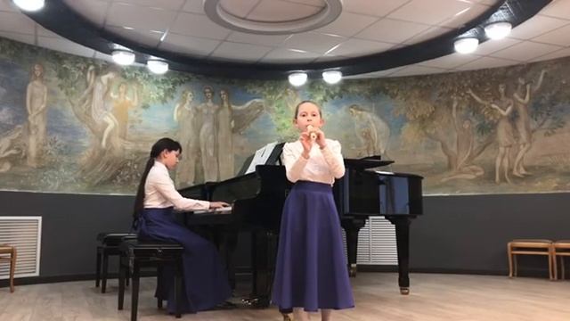 Г.Телеман _Аллегро_ исполняют сестры Киселёвы..mp4 смотреть онлайн