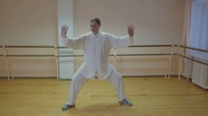 Тайцзицюань Ур 12 48ф Чэнь тайцзи ушу цигун // Hunyuan Tai Chi 48 Form Lesson 12 taiji wushu qigong