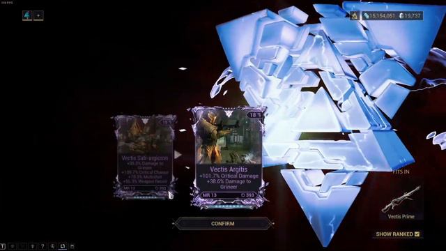 Warframe riven rerolling: Vectis 400 rolls смотреть онлайн