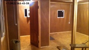 Сборка модульного домика состоящего из двух бытовок 6x4.8м