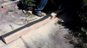 Дисковая пила Интерскол 210 в работе