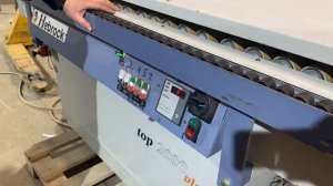 Кромкооблицовочный станок Hebrock Top 2000 plus после комплексного технического обслуживания