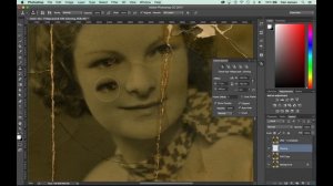 How to use the Clone Stamp tool and Clone Source panel to fix serious damage in old photos.