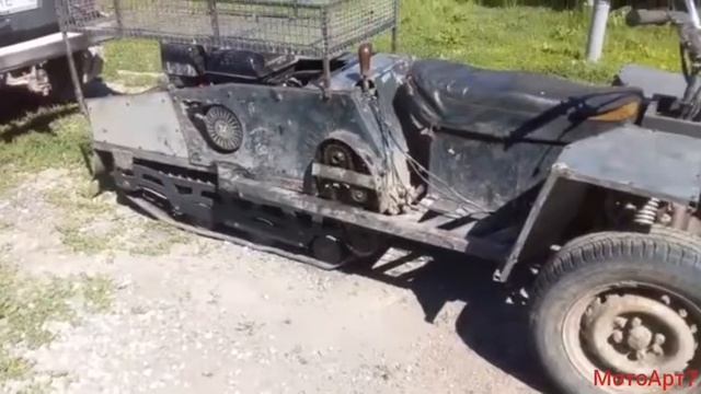 Меняем угол атаки мотобуксировщика. Доработка гусянки мотособаки. смотреть онлайн