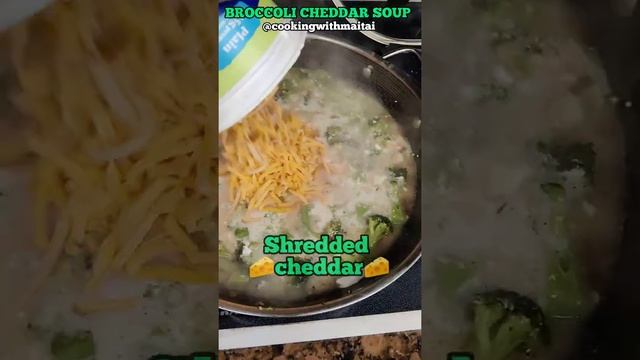 Make this broccoli cheddarcheese soup today!???