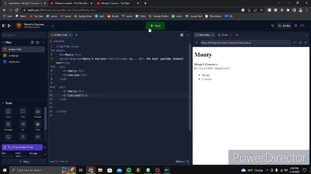 HTML Coding Course Lists Part 4 (For Beginners)