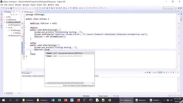 Selenium and JUnit смотреть онлайн