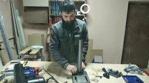 Сверлильный станок Белмаш DP200-13. Обзор,сборка,демонстрация работы.