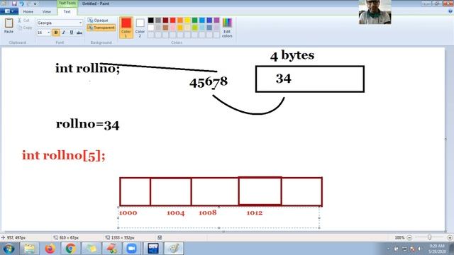 49 Arrays in C | An array is a collection of data items, all of the same data type, accessed using
