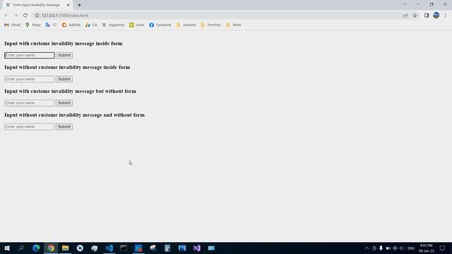 Change Warning Message on Required Form Input - Set Custom Invalidity Message #Developer