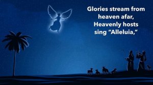 Silent Night - instrumental piano Christmas carol lyric music video