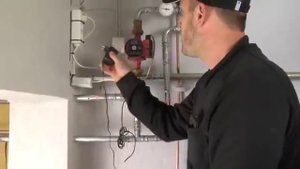 Монтаж привода-контроллера ESBE CRB