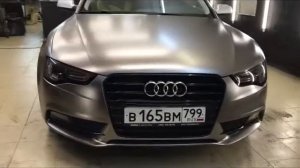 Оклейка в серый мат Audi A5. INDIVIDUAL-DESIGN.RU