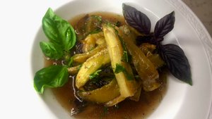 Закуска из баклажан и болгарского перца по-азиатски ?