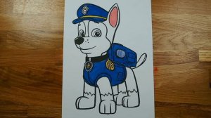 Как нарисовать Гончика  Щенячий патруль