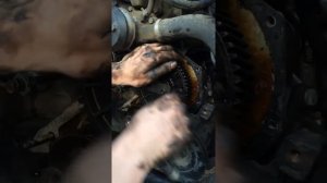 Снятие газораспределительной шестерни умз 4216