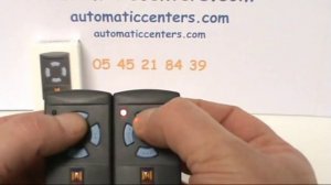 VIDEO DE PROGRAMMATION TELECOMMANDE HORMANN HSM4.