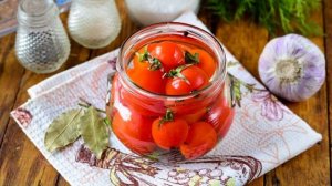 Помидоры маринованные со стерилизацией