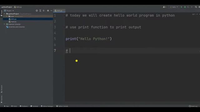 Python Programming : First program in python, Hello Python & Variables || The Python Guy