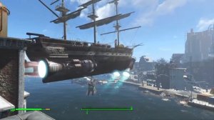 Fallout 4 - Launching the U.S.S Constitution into the Ocean... - The Last Voyage Quest Walkthrough