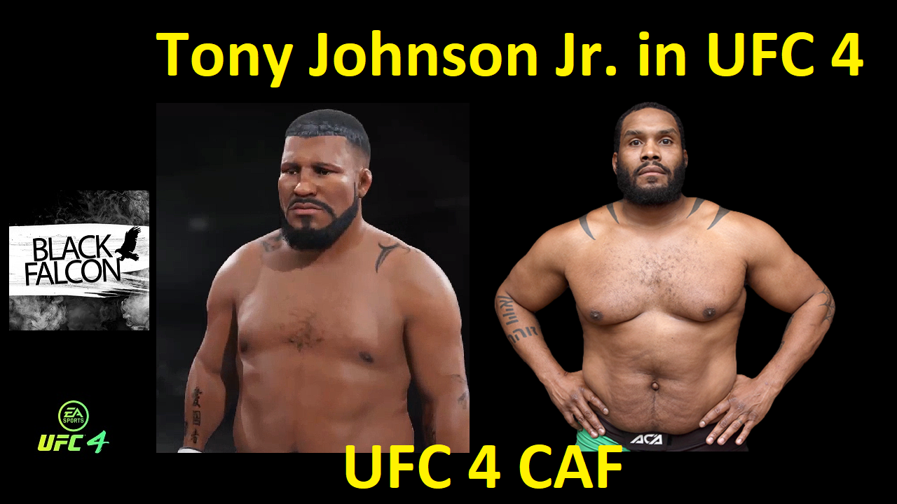 Как создать Тони Джонсона в UFC 4