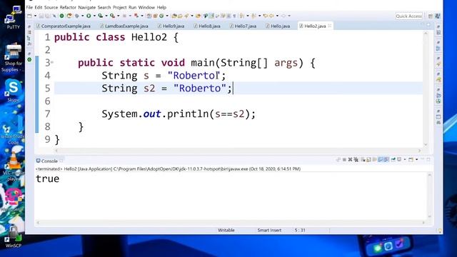String pool (intern() method)| java 11 смотреть онлайн