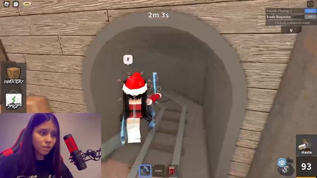 ?ВИДЕО С ЛИЦОМ + ПРОСТО ИГРАЮ В ММ2⛄ смотреть онлайн