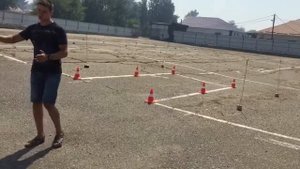 Автошкола "Профессионал" упражнение "Заезд в бокс" с первого раза рассказываю и показываю