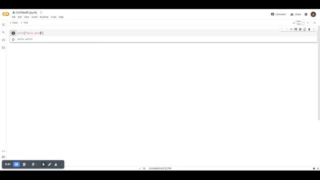 Python for kids: Printing In Google Collab!