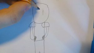 как нарисовать человечка туториал