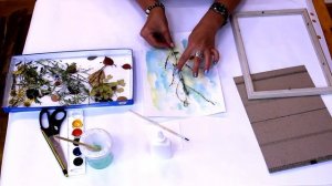 Панно из сухоцветов|Мастер-класс от Дома дружбы народов Республики Коми