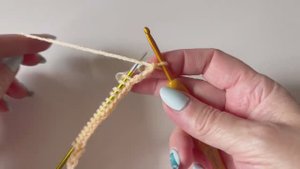 Очень легкий набор петель с помощью крючка. Если нужны открытые петли - лучшее решение!