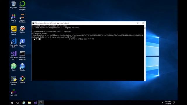 Machine Learning Tools : Install xgboost