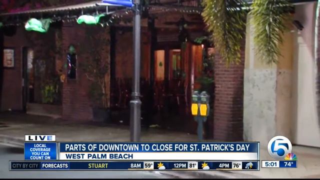 West Palm Beach celebrating St. Patrick's Day смотреть онлайн