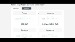 *Unisender - Лучший Сервис Рассылок Писем и SMS на 100%* 