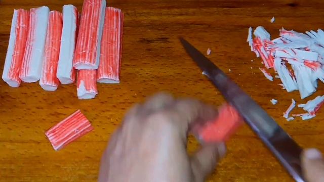 Обалденный салат за 5 минут! Популярнейший вкуснейший салат "Красное море" с крабовыми палочками !!
