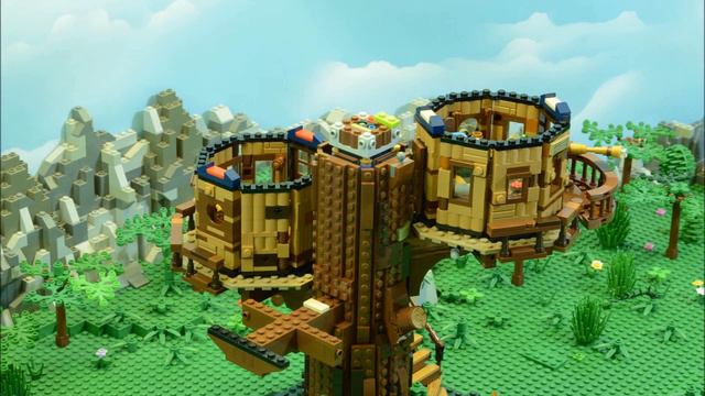 21318 Tree House LEGO IDEAS - Stop Motion Review смотреть онлайн
