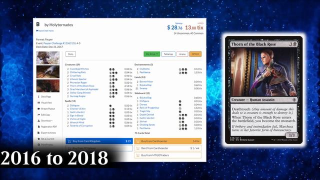 The Unbelievable RISE and FALL of Mono Black Control In MTG Pauper смотреть онлайн