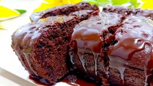 Шоколадный Кекс с Шоколадом! Рецепт без миксера! Простой и Быстрый в приготовлении!