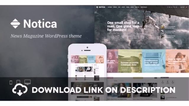 Notica News Magazine WordPress Theme Free Download смотреть онлайн