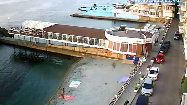 Алушта. Вебкамера "Утес" (21.07.2015-31.07.2015) смотреть онлайн